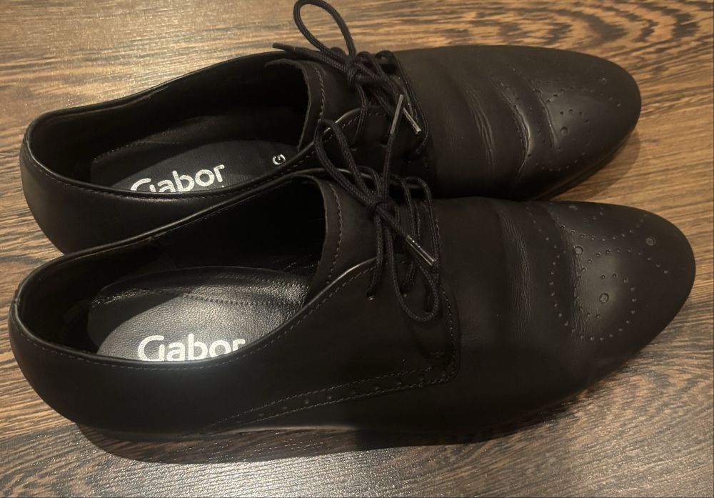 Дамски обувки естествена кожа Gabor