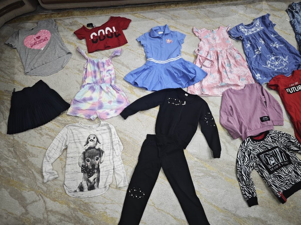 Пакет  стильных вещей для девочки 4-5 лет