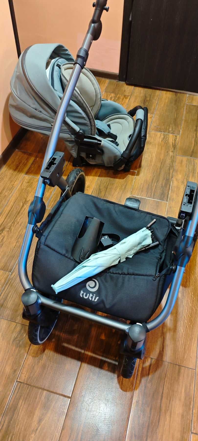 Бебешка количка Tutis Uno 3+, 2в1, 143 Menta