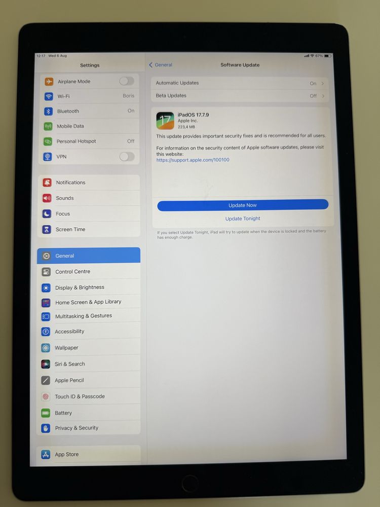 Ipad Pro 12.9” Gen 2
