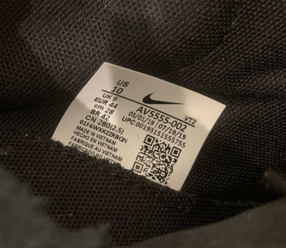 Nike react 44 номер nomer air max huarache jordan zoom metcon VaporMax