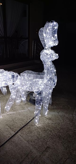 Reni luminoși Cerbi de crăciun