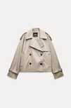 Нов Cropped trench на Zara с етикет