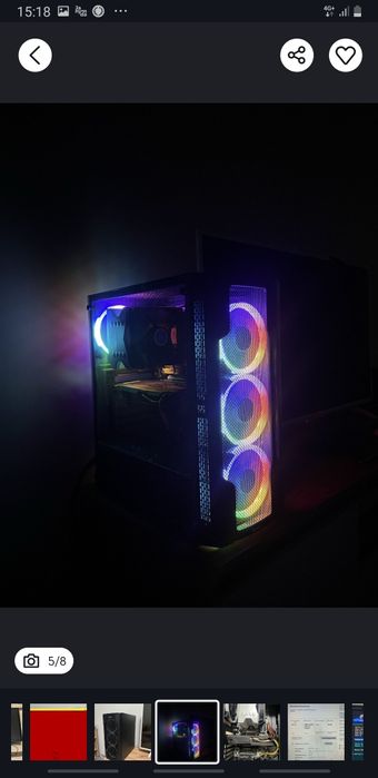 Игровой компьютер GTX 1050 ti + монитор