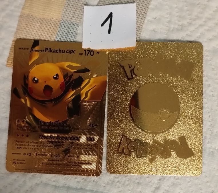 Продавам карти  Pokémon  златна колекция 2024