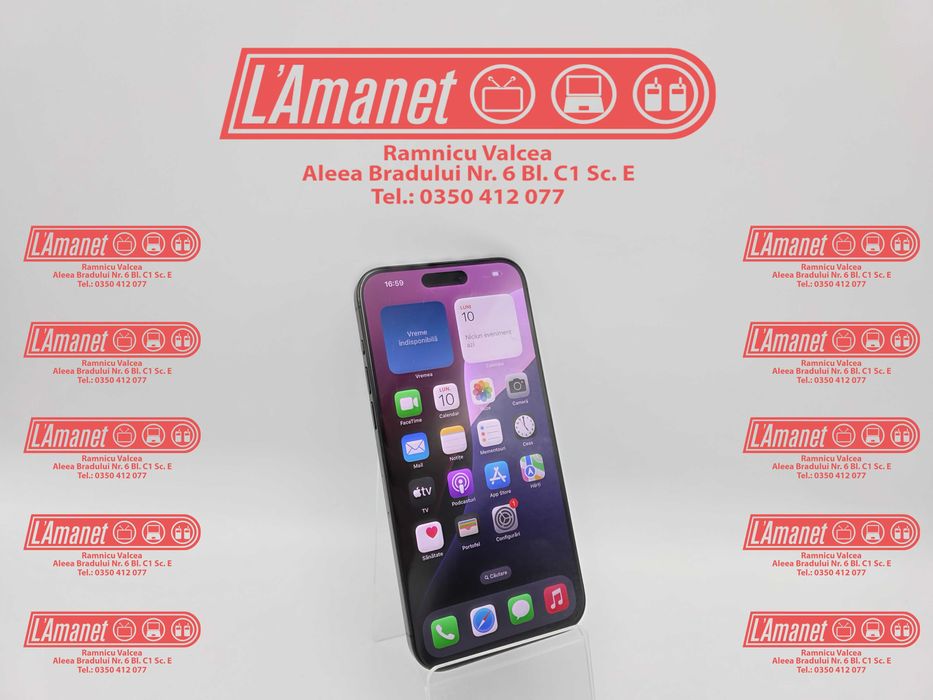 iPhone 15 Pro Max Black Titanium 256GB Neverlocked Stare Buna FullBox