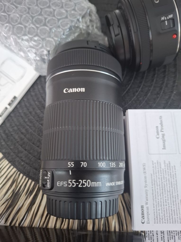 (NOI) Pachet foto Canon – Obiective 55-250mm IS STM + 50mm f/1.8 STM
