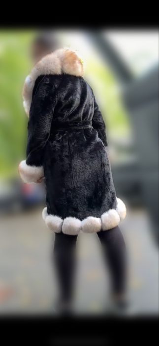 Blana naturala vulpe x alcantara