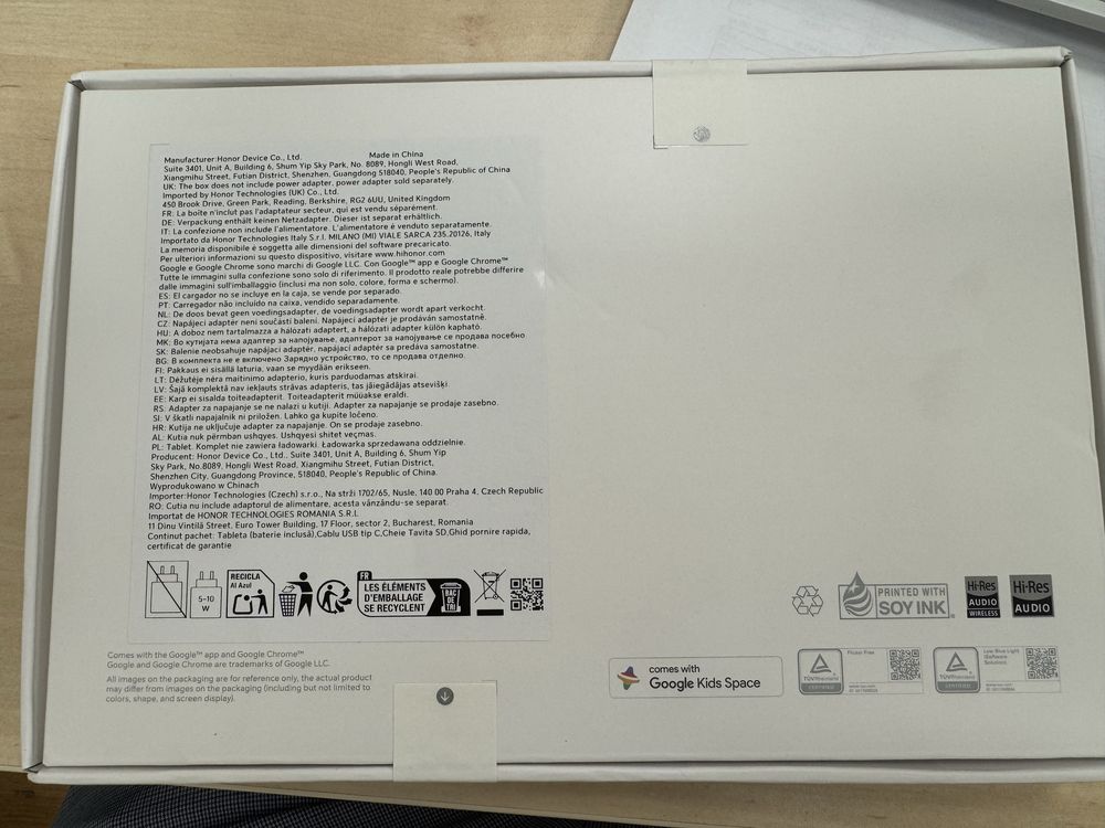 Tabletă sigilată HONOR Pad X8a 128 GB wifi 11 inch -nouă