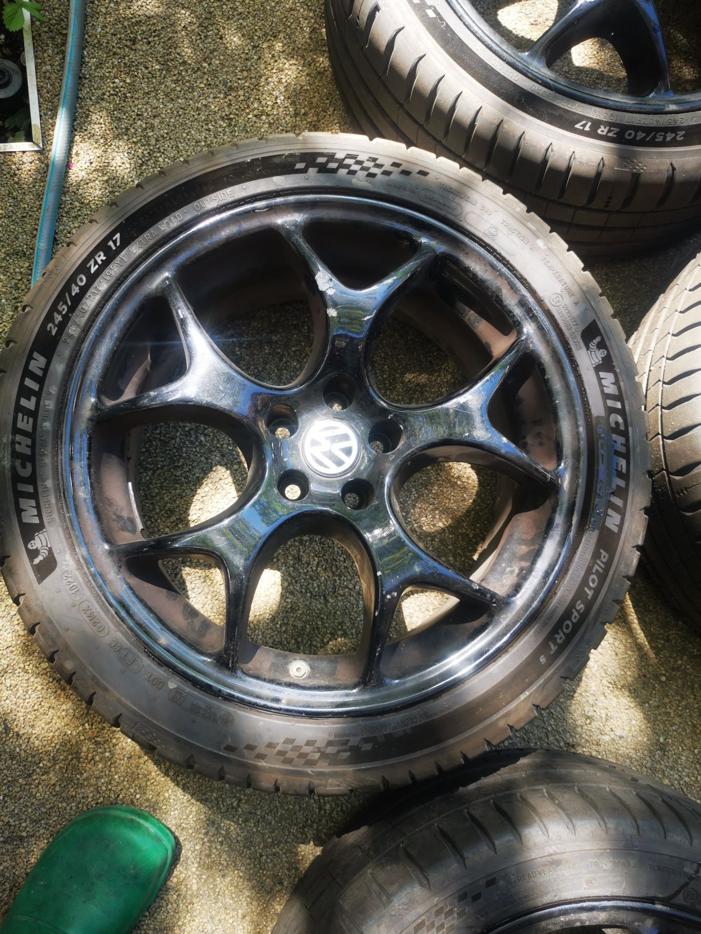 Michelin pilot sport 4 245 40 R17  95Y XL  și jante 5x100 r17