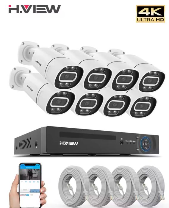 KIT Complet Camere Supraveghere Video 4/8/12 CAMERE **OFERIM MONTAJ