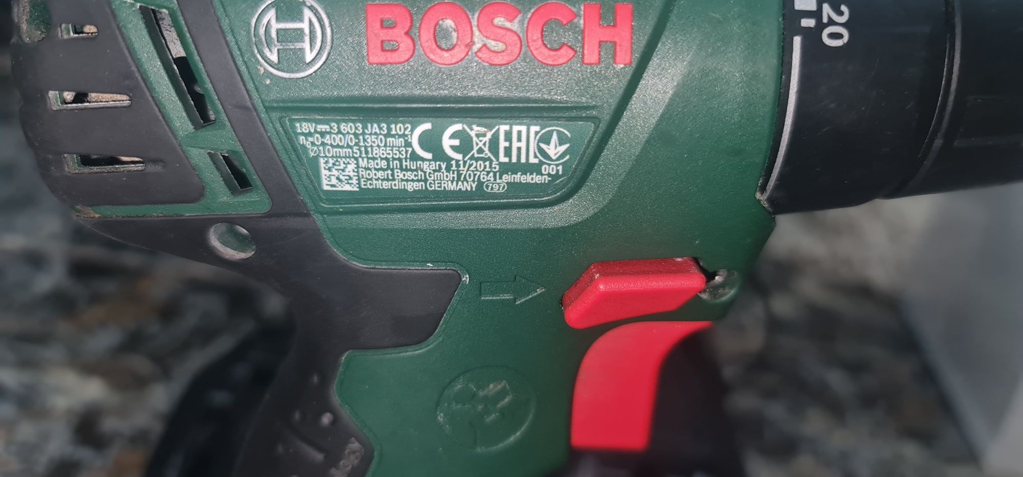 Masina de găurit Bosch PSR1800 LI2