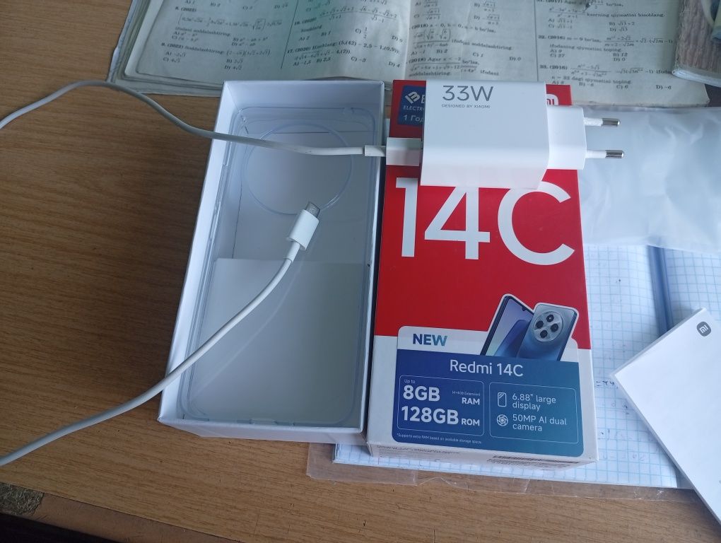 Redmi 14 c kafolati bilan.