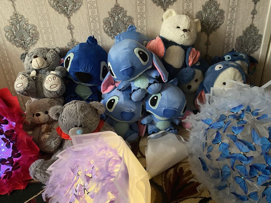 Svetilnik svet diot kapalak gul buketla aksesuar mandari buket kapalek