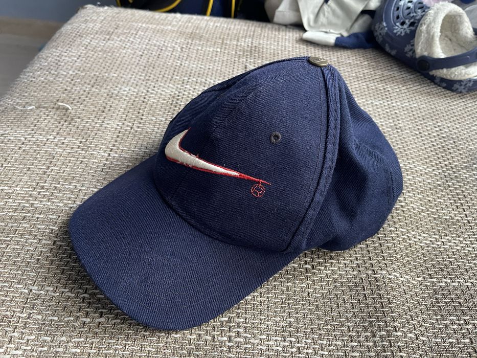 Ретро Шапка Nike Vintage Cap Hat 1990 Swoosh Logo Jordan Tennis Court