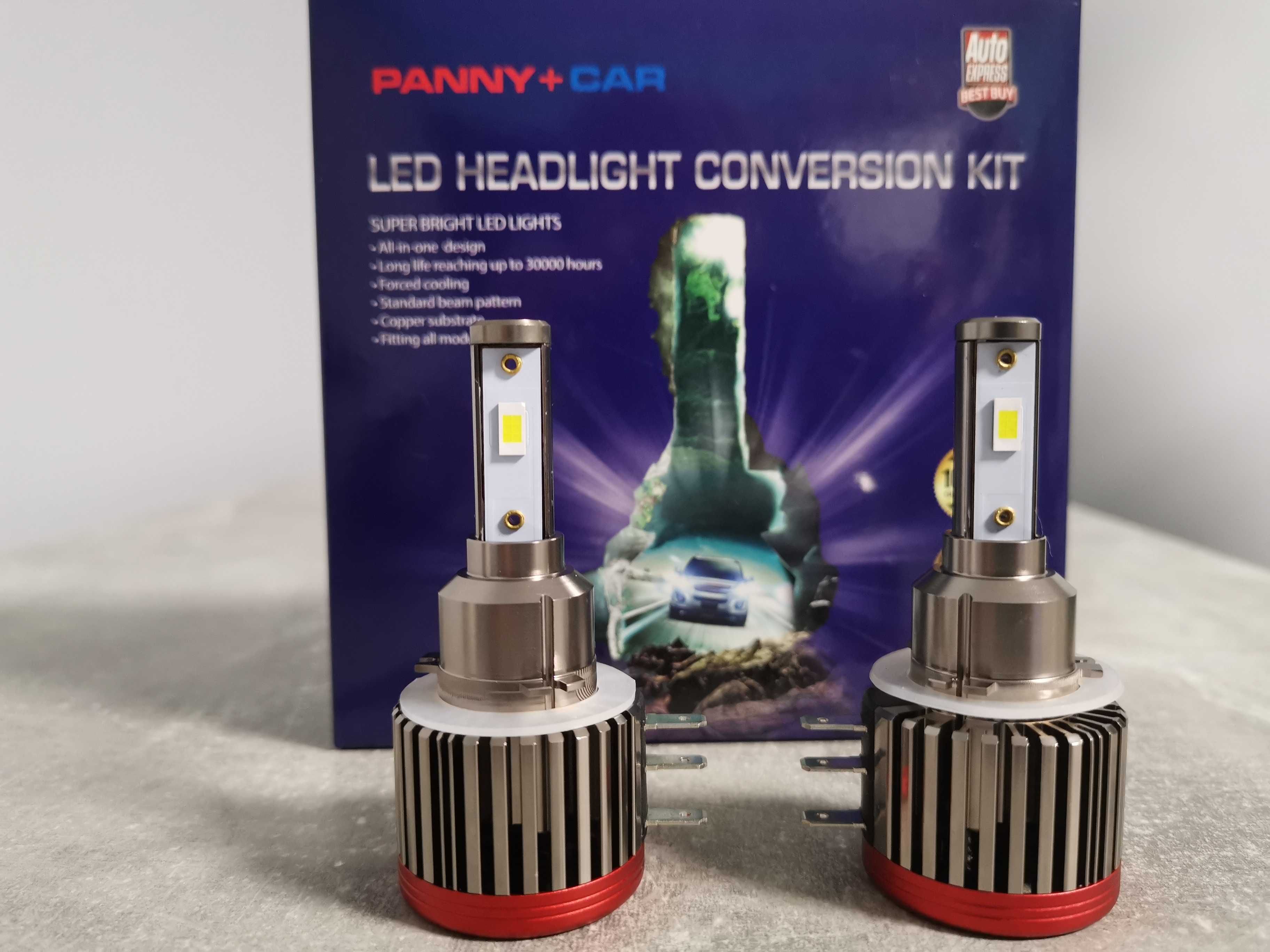 LED крушки за фарове, H1 H7 H4 HB3 HB4  Н15  9-32V 44W 4000LM 6500K