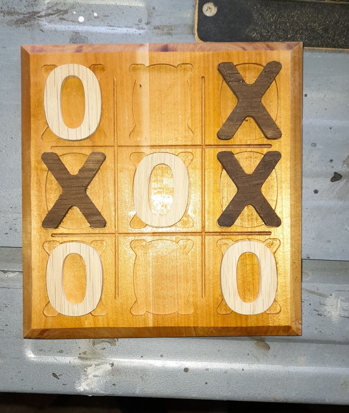 Игра за деца и възрастни морски шах от масивно Дърво tic tac toe