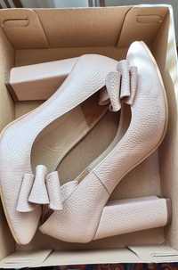 Pantofi din piele naturala roz sidef,mar 39, marca Diane Marie Studio