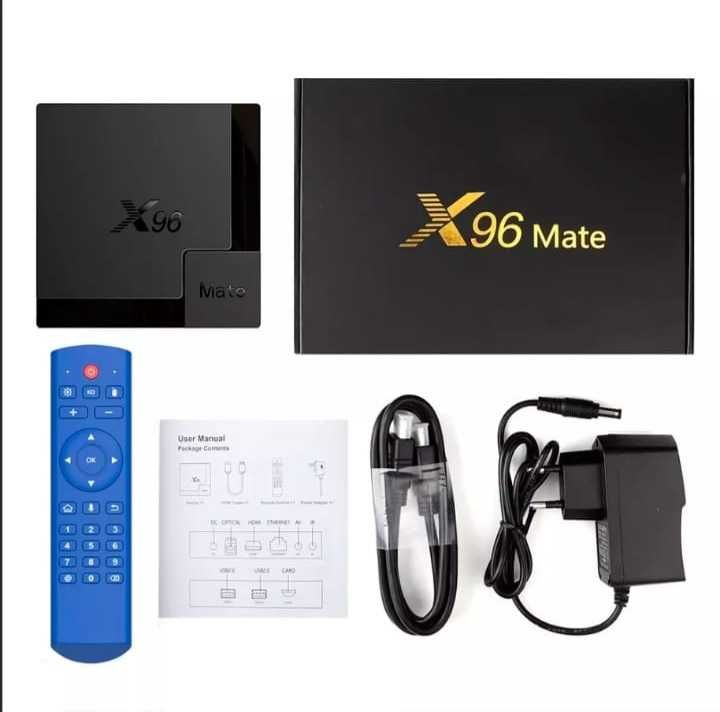 УНИКАЛЕН TV BOX/тв бокс/X96 Mate,Allwinner H616, Android 10,bluetooth
