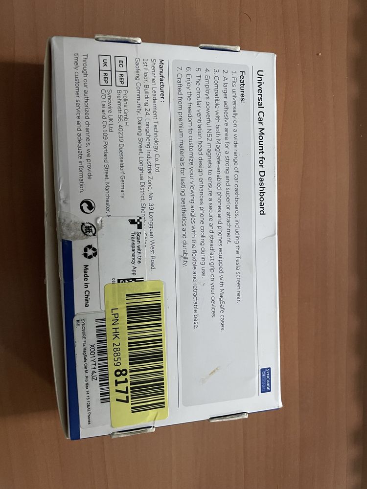 Suport auto Syncwire Magsafe universal