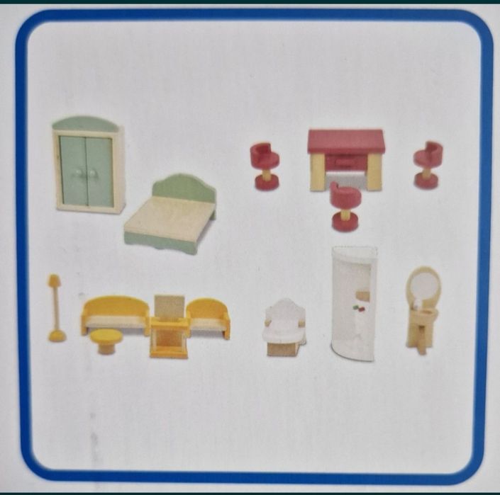 CASUTA pentru papusi din lemn, SIGILATA!