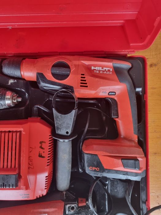 Set hilti rotopercutor te2,flex ag 125 ,filetanta sf22  3 baterii,inca