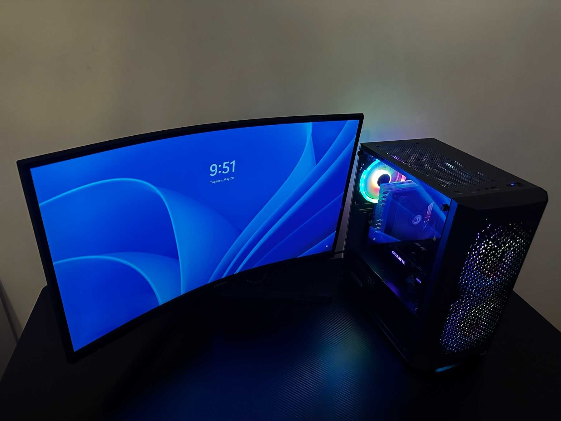 Мощен Gaming PC 1070Ti + 10 ядра, 32GB RAM! Win11 Pro активиран