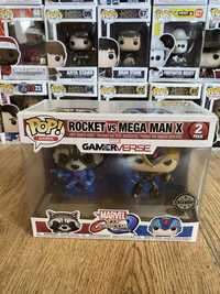 Rocket vs Mega man x Funko Pop