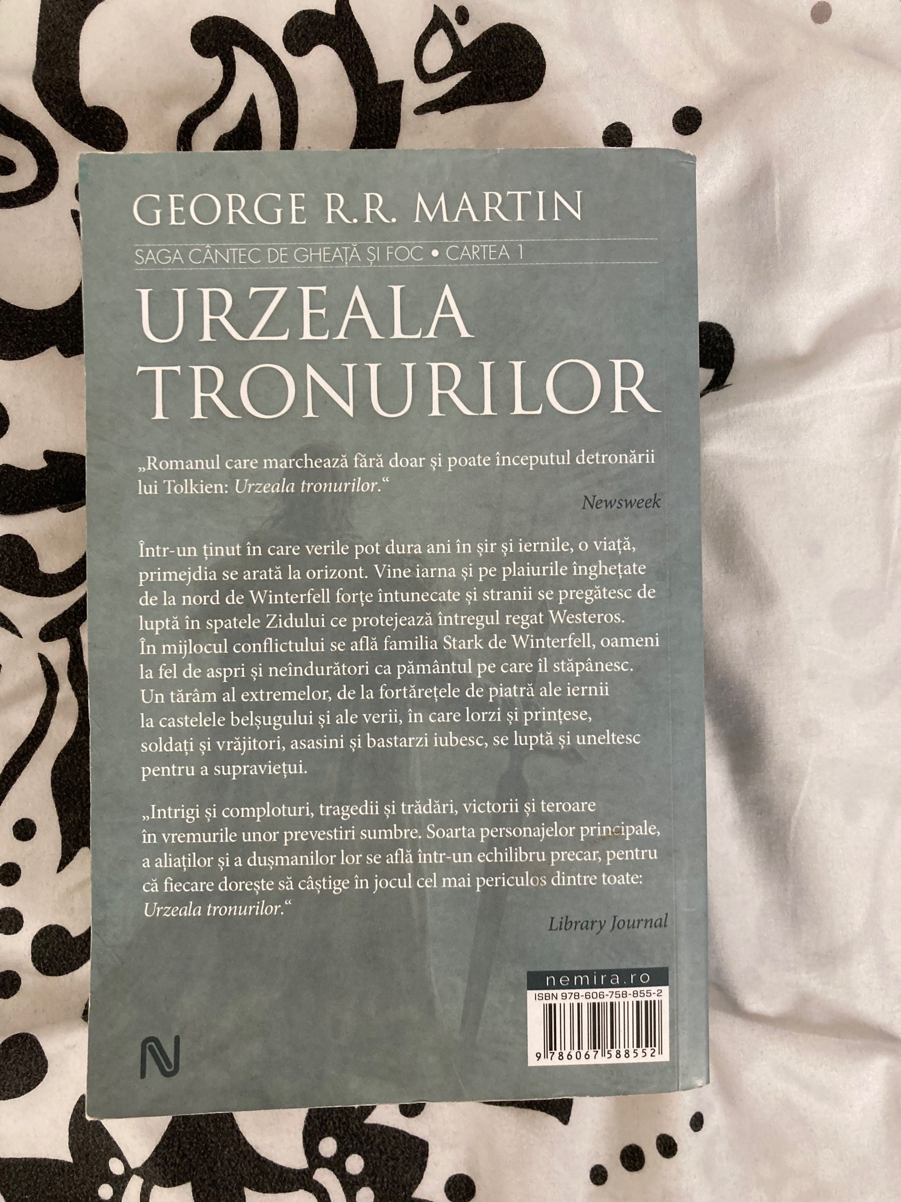 Carte George R.R. Martin - Urzeala Tronurilor