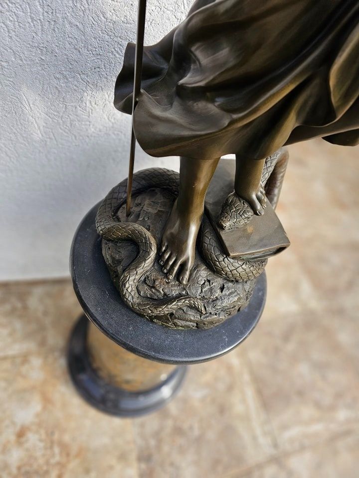 Statueta bronz Justitia 190 cm 120kg