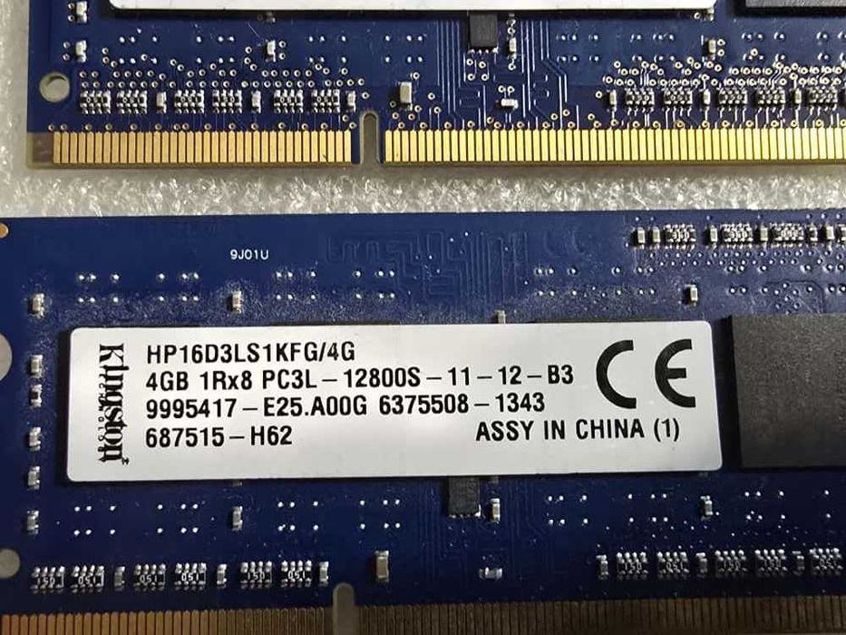 Memorie RAM laptop Kingston 4GB DDR3 1600MHz 1.35V Low Voltage