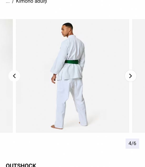 Kimono JUDO OUTSHOCK 190 cm