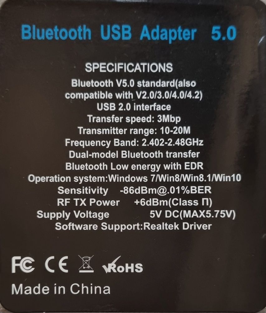 Adaptor Bluetooth 5.0