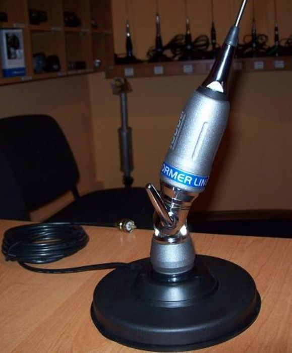 Antena radio CB - Sirio Performer/ Turbo 5000 PL (Inox/ rabatabila)