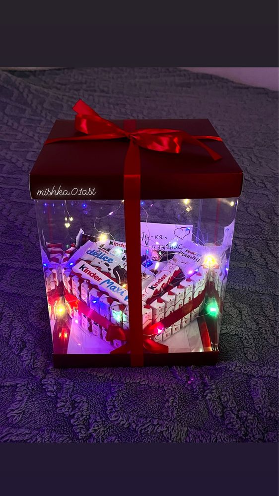 Киндер торт сладкие боксы букеты / подарок на день рождение Астана