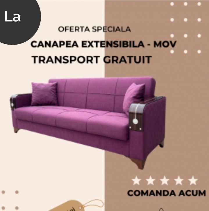 Canapea extensibila la OFERTA