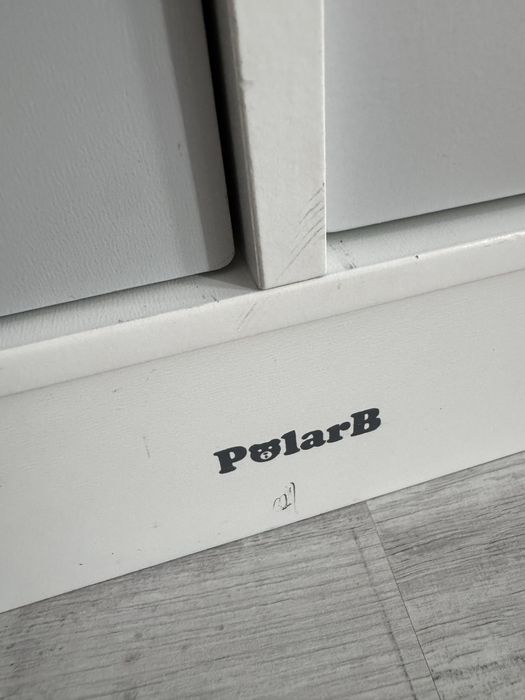 Rochie tip ie, albă cu broderie mov – mărime S/M