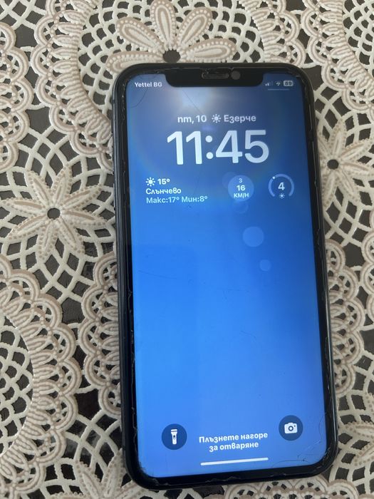 Iphone 11 черен с кутия