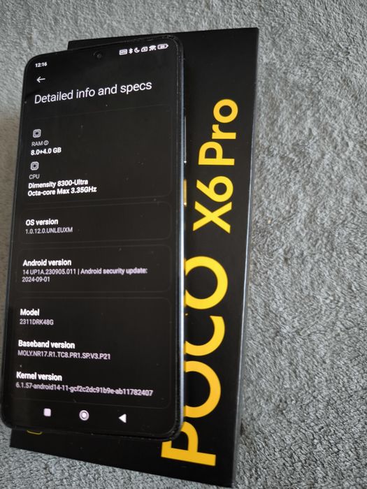 Poco X6 Pro in garantie