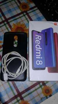 Чехол на Redmi 8. Кабель  USB - Tybe C
