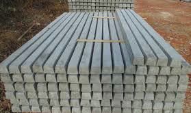 Бетонные столбы,бордюры,лотки,Брусчатка