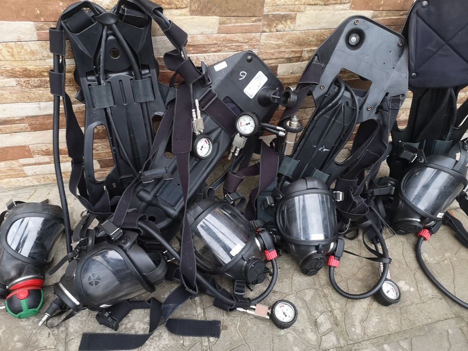 Автономен дихателен апарат 3М Scott sigma2 Брой4 комплект маски 4броя