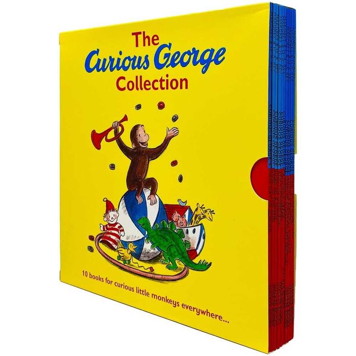 The Curious George Collection Series 10 Books Box Set Fire