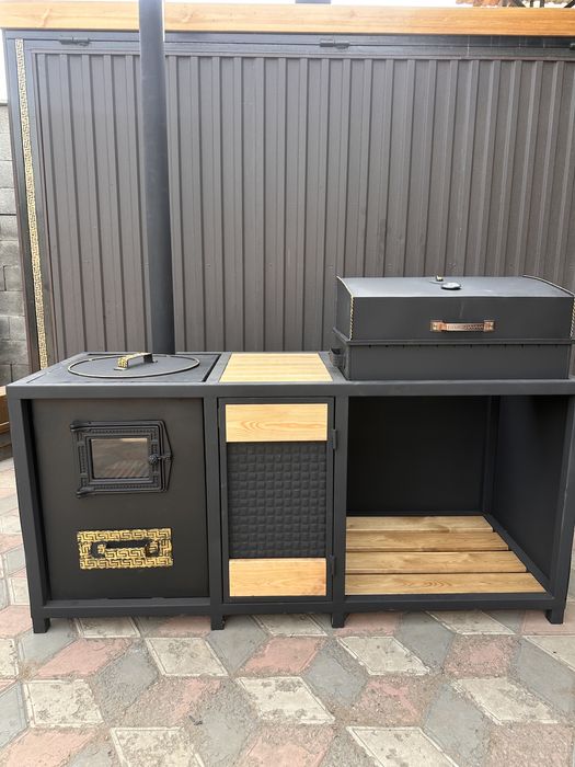 Мангальный комплекс печь мангал барбекю