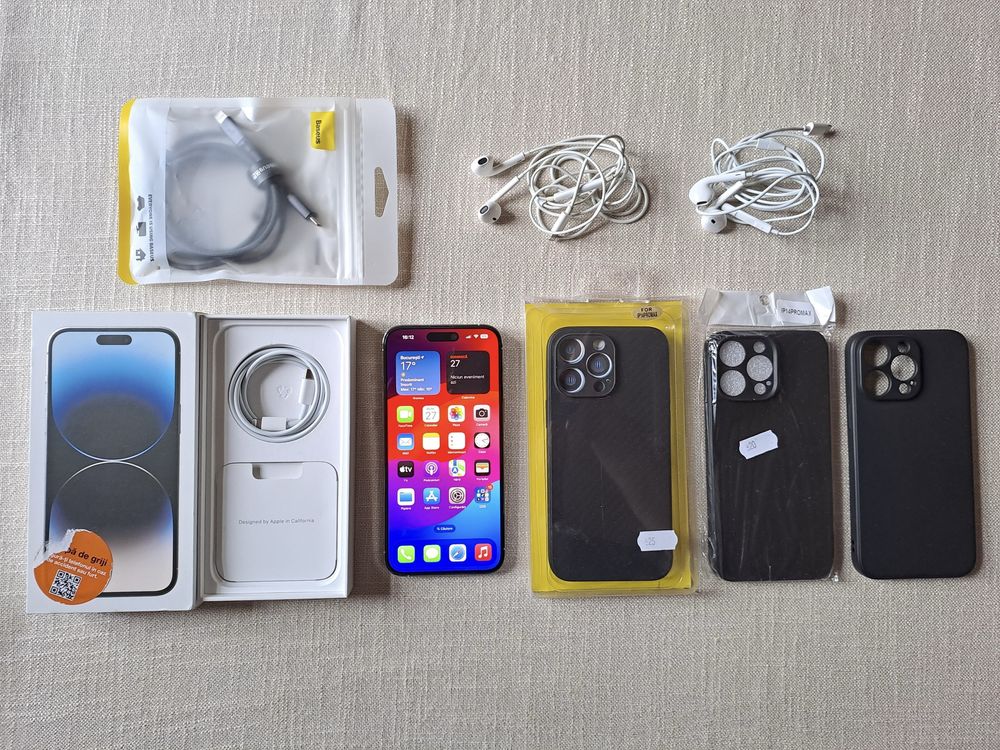 Iphone 14 Pro Max 256Gb Silver 86% sanatatea bateriei
