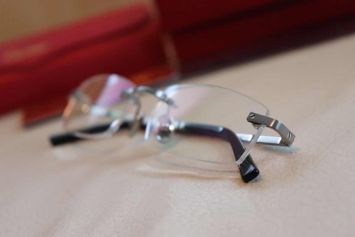 CARTIER CT0087O 003 Santos de Cartier  Rame ochelari rimless silhouett