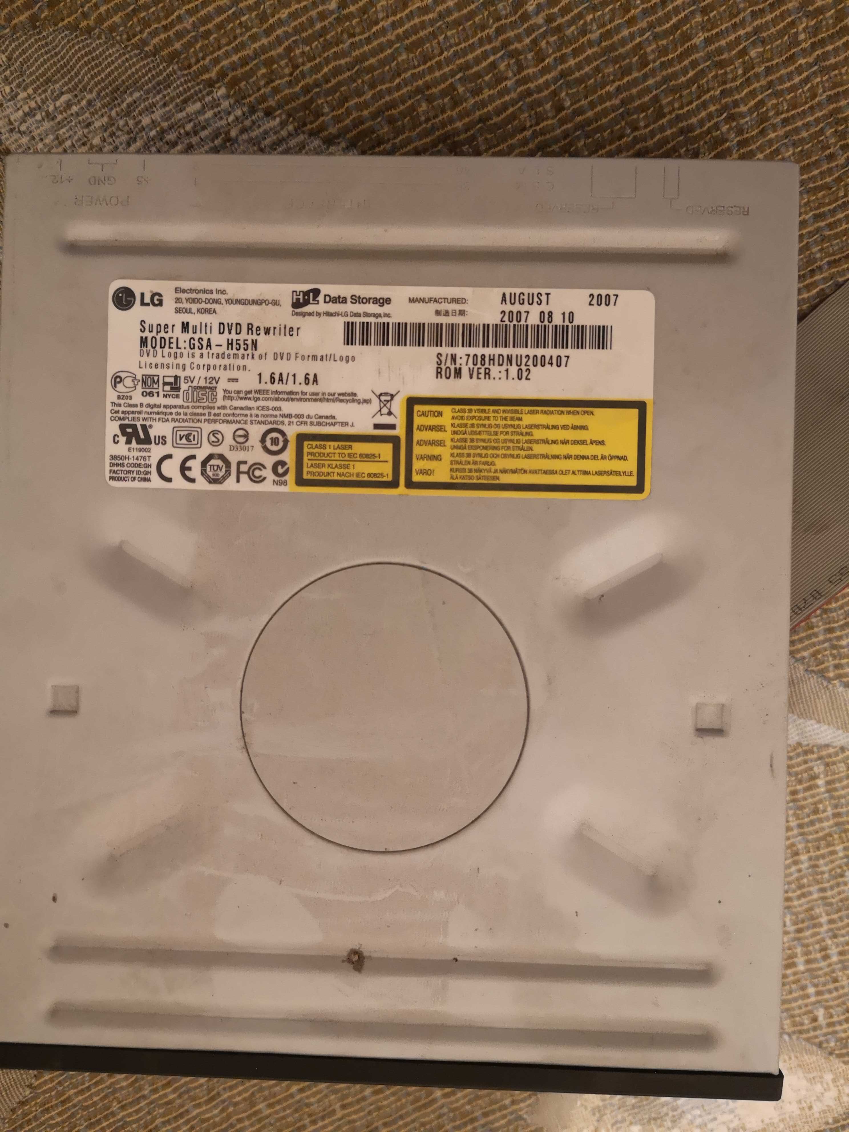 DVD Rewratible и HDD за настолен компютър
15 лв