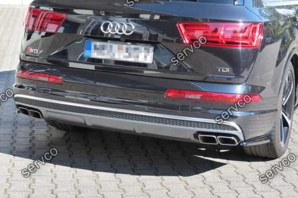 Prelungire splitter bara spate Audi Q7 SQ7 Mk2 2016- v1 Maxton Design
