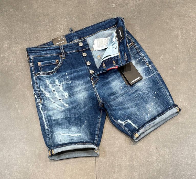 Най-висок клас мъжки къси дънкови панталони Dsquared2