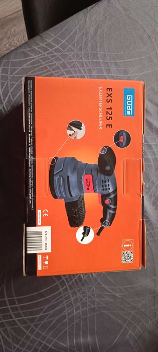 Ексцентършлайф GUDE EXS 125 E, ф125мм, 380W с подарък шкурки